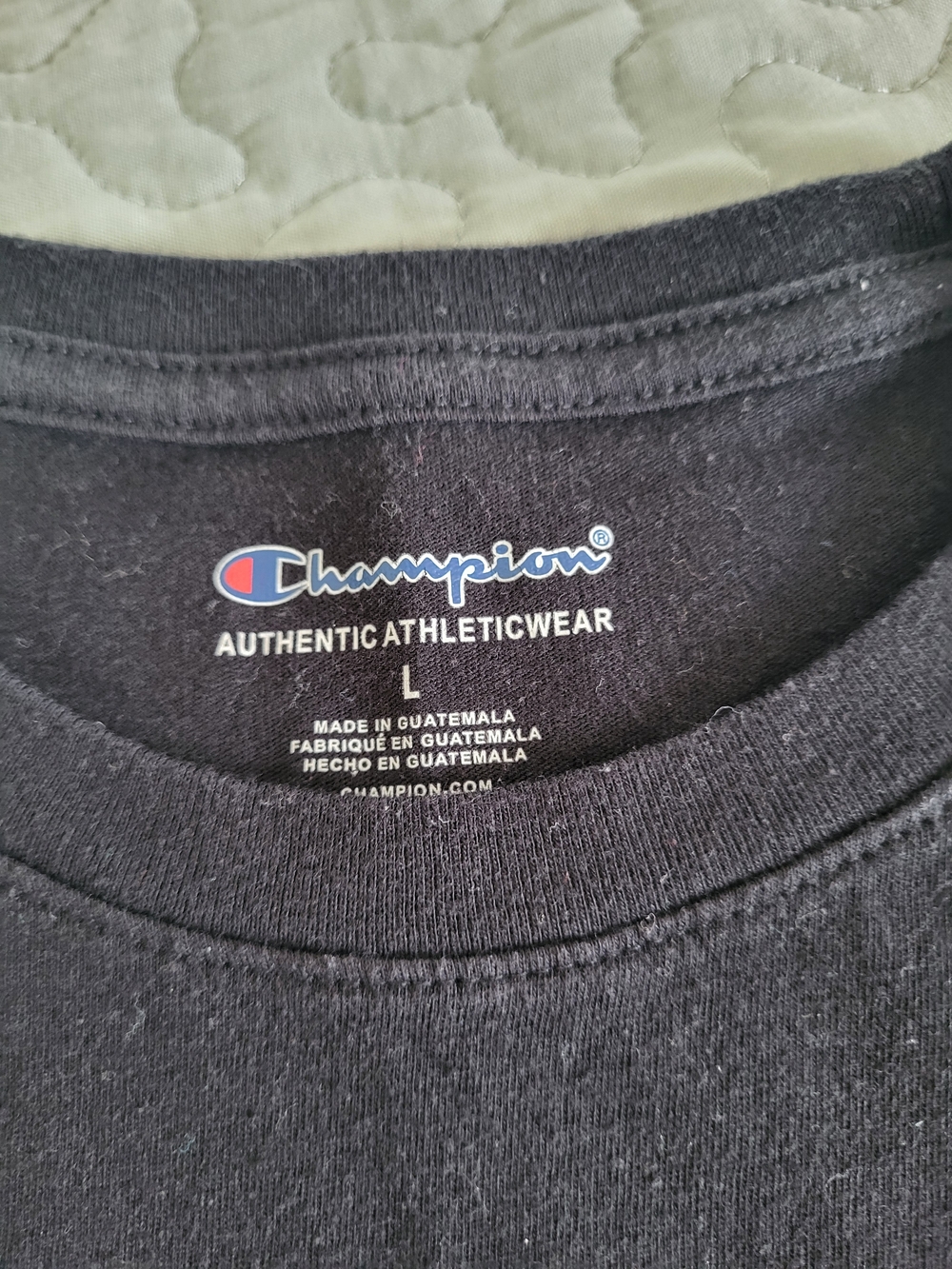 Champion Authentic Athleticwear Crewneck T-Shirt - Black